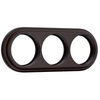 Рамка на 3 поста Werkel W0035226 венге