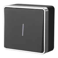 Выключатель одноклавишный с подсветкой Werkel Gallant W5010135 черный/хром