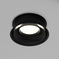 Влагозащищенный встраиваемый светильник Denkirs Odense DK2403-BK