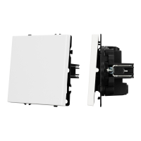 Выключатель одноклавишный перекрёстный Arlight Nobe 054234 белый