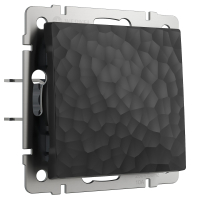 Выключатель одноклавишный Werkel Hammar W1210008 черный