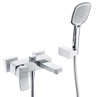WasserKraft Aller 1061WHITE смеситель для ванны с коротким изливом
