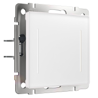 Сенсорный выключатель двухклавишный с подсветкой Werkel W4522001 белый