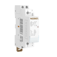 Контактор модульный 25A 2NO 1 мод. Werkel W941M25O