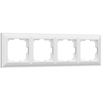 Рамка из пластика на 4 поста Werkel Fiore W0042201 белый