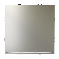 Выключатель встраиваемый одноклавишный с подсветкой Voltum S70, шелк, VLS010204