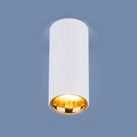 Elektrostandard DLR030 накладной точечный светодиодный светильник белый матовый/золото