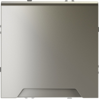 Розетка встраиваемая с крышкой VOLTUM S70, шелк, VLS040304