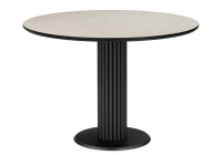 Керамический стол Notta Кэмерон 110 krater perla repose / черный