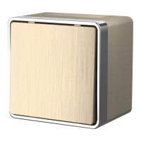 Выключатель одноклавишный влагозащищенный Werkel Gallant W5010210 шампань рифленый