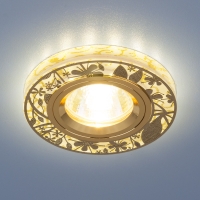 Elektrostandard 8096 встраиваемый точечный светильник золото