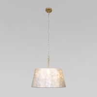 Умная подвесная люстра Eurosvet Pearl 101013/5 латунь/перламутр