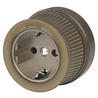 Розетка с заземлением Werkel Ретро W5771012 бронзовый