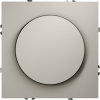 Диммер встраиваемый поворотно-нажимной 600 Вт Voltum S70, кашемир, VLS070303