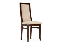 Стул деревянный Woodville Давиано велюр тедди 008 / орех темный