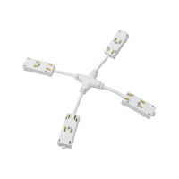 Гибкий Х-коннектор трекаDenkirs Smart Hide TR2116-WH