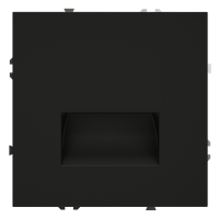 Подсветка светодиодная встраиваемая Voltum S70, черный матовый, VLS070608