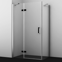WasserKraft Aller 10H06LBlack душевой уголок 120x80