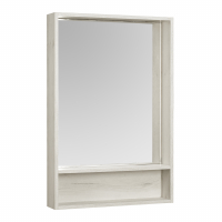 Зеркальный шкаф Aquaton Флай 60 белый, дуб крафт 1A237602FA860