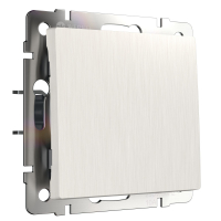 Выключатель одноклавишный Werkel W1110013 перламутровый рифленый