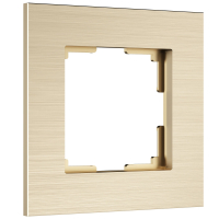Рамка из металла на 1 пост Werkel АluMax W0013511 шампань алюминий