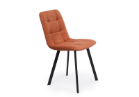 Стул на металлокаркасе Notta Чилли терракотовый / черный