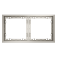 Рамка пластиковая на 2 поста Voltum S70, кашемир, VLS100203