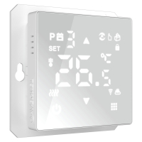 Умный сенсорный терморегулятор для теплого пола Werkel W1151201 белый