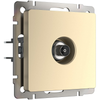 ТВ-розетка оконечная Werkel W1183011 шампань