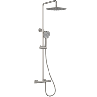 Душевая система термостатическая «Тропический дождь» Lemark Beluga LMF-8045B-BN