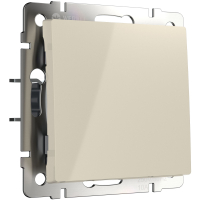Перекрестный выключатель одноклавишный Werkel W1113003 слоновая кость