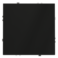 Выключатель с самовозвратом одноклавишный Voltum S70, черный матовый, VLS010608