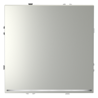 Выключатель встраиваемый одноклавишный с подсветкой Voltum S70, сталь, VLS010205