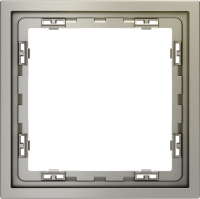 Рамка пластиковая на 1 пост Voltum S70, шелк, VLS100104