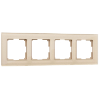 Рамка из стекла на 4 поста Werkel Favorit W0041111 шампань