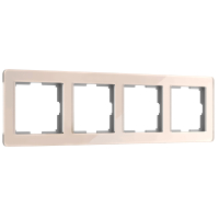 Рамка из акрила на 4 поста Werkel Acrylic W0042743 айвори