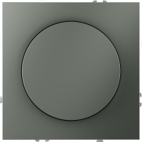 Диммер встраиваемый поворотно-нажимной 600 Вт Voltum S70, титан, VLS070306