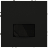 Датчик движения встраиваемый Voltum S70, черный матовый, VLS070508