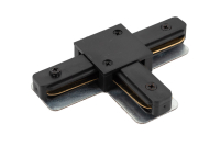 T-коннектор для шинопровода Denkirs DK Track Black TR1103-BK