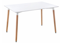 Стол обеденный Woodville Table 120 white / wood