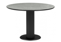 Керамический стол Notta Кэмерон 110 dolmen cris sahara / черный