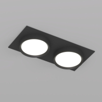 Встраиваемый точечный светильник Denkirs Flat DK2092-BK