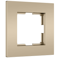 Рамка пластиковая на 1 пост Werkel Slab W0012911 шампань софт