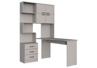 Компьютерный стол Woodville Эльброни правый кашемир