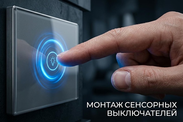 Монтаж сенсорных выключателей