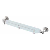 WasserKraft Ammer K-7044 полка стеклянная с бортиком