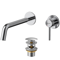 Смеситель для раковины встраиваемый Lemark Beluga LMF-8033B-C