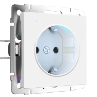 Розетка с подсветкой Werkel W1171461 белый матовый