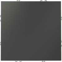 Перекрестный переключатель одноклавишный Voltum S70, титан, VLS010506