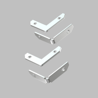 Комплект угловых соединителей для шинопровода Denkirs Smart One TR2027-AL